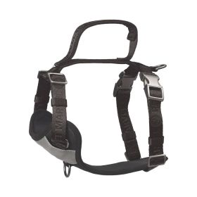 PETMARVEL Adjustable Embroidered Stylish Dog Harness (Option: Grey-Small)